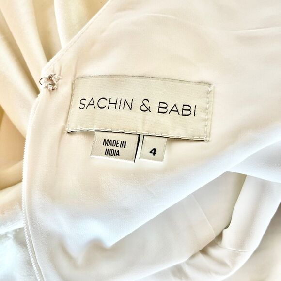 Nwt Anthropologie BHLDN Sachin + Babi Archie Mini Wedding Dress in Ivory - Picture 11 of 16